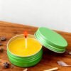 LJY 28 Pack 1 oz Waterproof Green Aluminum Tins with Lids - Empty Refillable Round Metal Containers for Wax Melts, Lip Balm, Cosmetics, DIY Crafts & Storage Refillable Does Not Rust