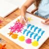 LJY 30 Pieces White Resin Pencil Finger Starfish Seahorse & Seashells Set with Drilled Holes for Wedding Home Decor and Craft Project