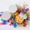 LJY 28Pcs Aluminum Tin Jar Refillable Containers Round Tin Container Bottle for DIY Projects,Gifts, and Storage Cosmetic,Cream,Diamond Painting, Salves,Balms,Lip Balm,Spices or Others,Silver (1 oz)
