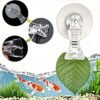 LJY 12 Pieces 45mm Suction Cup Clip Advertising Pop Display Business Cards Holder Stand Clear Clamps for Fridge Shower Aquarium