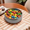 LJY 48 Pieces Round Aluminum Cans Screw Lid Metal Tins Jars Empty Slip Slide Containers (Mixed Sizes)