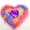 LJY 0.7LB Multicolored Raffia Paper Shreds & Strands Shredded Crinkle Confetti for DIY Gift Wrapping & Basket Filling