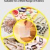 LJY 48 Pieces Square Mini Clear Plastic Storage Containers Box Case with Lids for Small Items and Other Craft Projects (2.1 x 2.1 x 0.8 inch, Transparent)