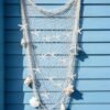 LJY Resin Starfish Ornaments with Hanging Rope - 6x6cm Ocean Beach Decor for DIY Craft,Christmas Tree, Wreath, Party & Home Decoration,Fish Tank Aquarium Decor,Nautical Party(2.36x2.36x0.31in) White