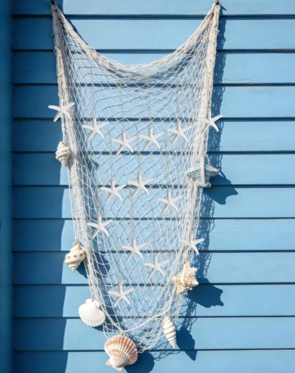 LJY Resin Starfish Ornaments with Hanging Rope - 6x6cm Ocean Beach Decor for DIY Craft,Christmas Tree, Wreath, Party & Home Decoration,Fish Tank Aquarium Decor,Nautical Party(2.36x2.36x0.31in) White