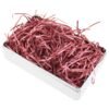 LJY Glitter Raffia Paper Shreds, 100g Crinkle Cut Filler for Gift Wrapping, Basket Filling, Wedding Decorations, Party Supplies, and DIY Crafts Shredded Confetti Strands (Glitter Wine Red)