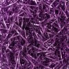 LJY Glitter Raffia Paper Shreds, 100g Crinkle Cut Filler for Gift Wrapping, Basket Filling, Wedding Decorations, Party Supplies, and DIY Crafts Shredded Confetti Strands (Glitter Purple)