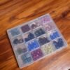 LJY 16 Grid Bead Storage Box -Modular Square Plastic Boxes For Nestable And Individual Use,Suitable For Jewelry,Earrings,Rings,Diamonds,Hardware,Fishing,Rhinestone Organizer, Portable Plastic Box
