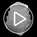 LJY 32 Pieces Mixed Sizes Square Empty Mini Clear Plastic Storage Containers Box Case with Lids for Small Items and Other Craft Projects